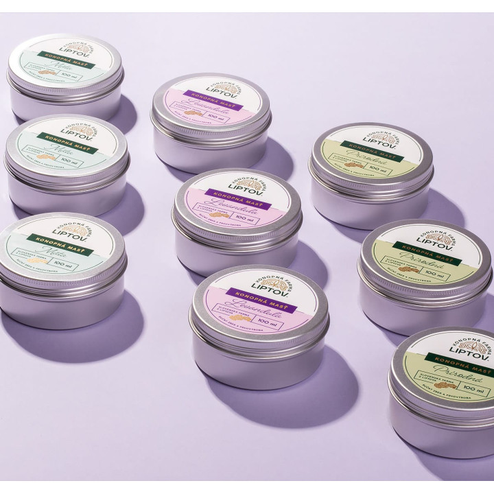 Konopná masť mäta premium 100 ml