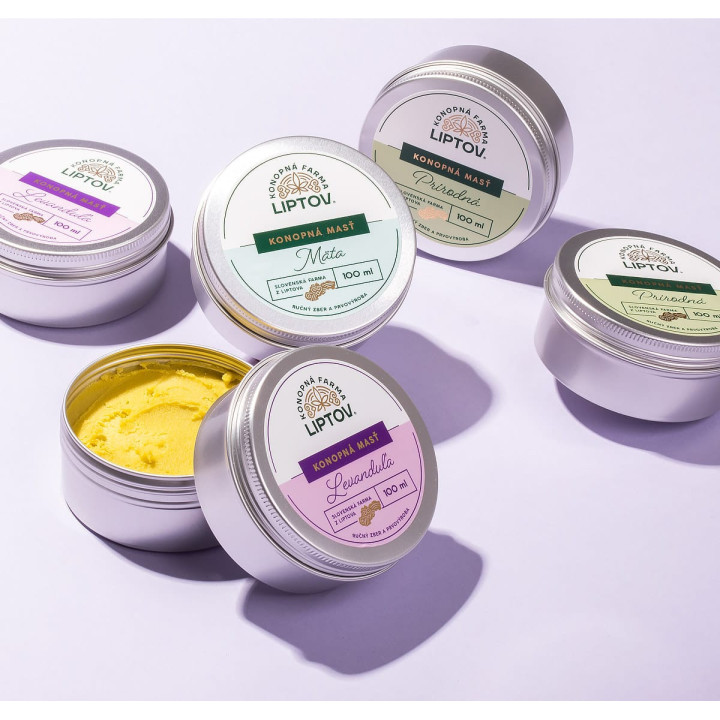 Konopná masť mäta premium 100 ml