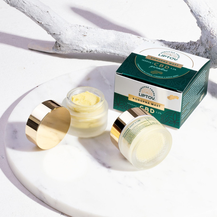 Konopná masť CBD 1000 mg čistá