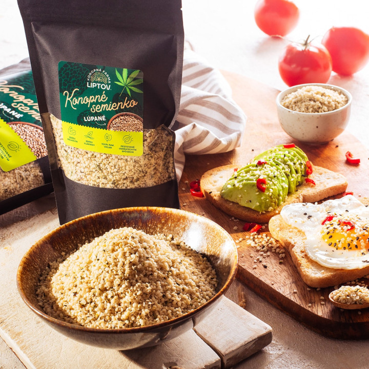 Konopné semeno lúpané – 500 g