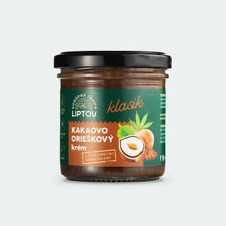 Kakaovo-orieškový krém s konopnými semienkami – Klasik