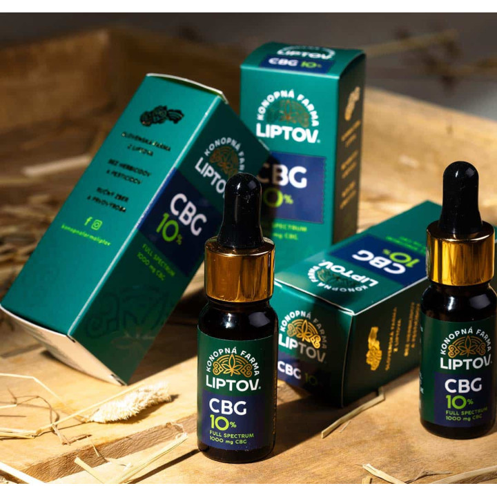 CBG olej 10% full spectrum