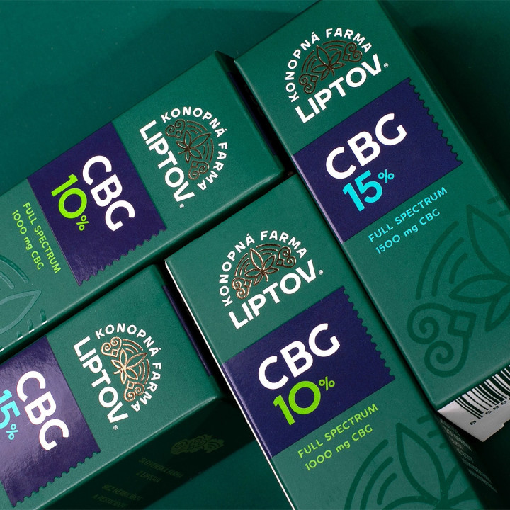 CBG olej 15% full spectrum