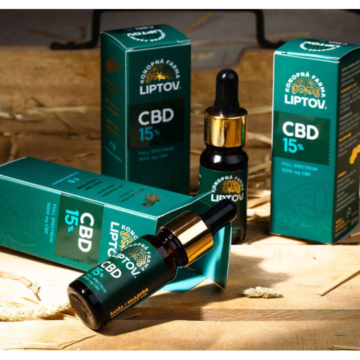 CBD olej s MCT 15% full spectrum