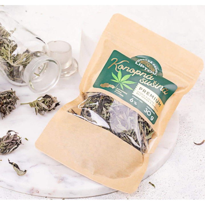 Liptovská konopná sušina CBD 30g